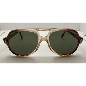 Vintage AO American Optical Sunglasses Aviator 5 1/2 S Z87 Red Fade Flexi Fit